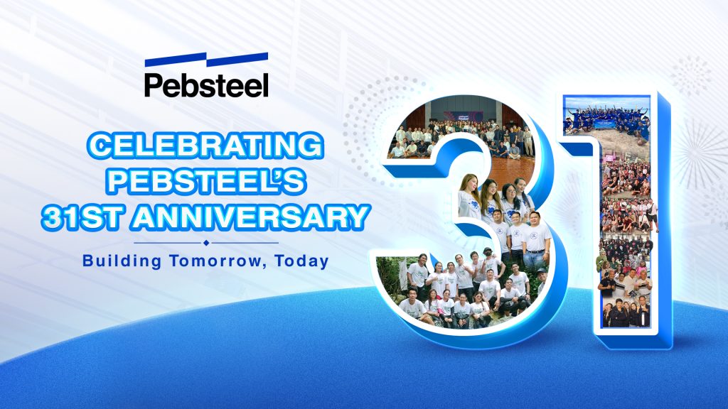Pebsteel celebrates its 31st anniversary, reaffirming its pioneering position in the pre-engineered steel building industry through innovation, quality, and sustainability